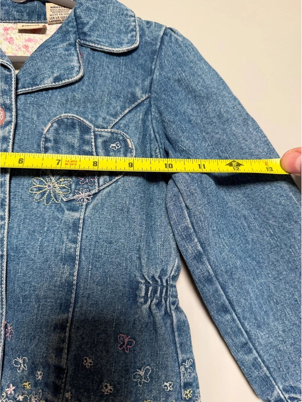Y2K Faded Glory Girls Jean Jacket Size 3T